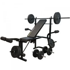 Duke Fitness Weight Bench Set | Halterbank + Gewichten - Fitshop