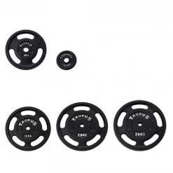 Taurus Gietijzer Halterschijven Met Greep 3G - Fitshop