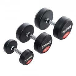 Taurus Halterset Gerubberd 2,5 - 20 Kg | Barbell Halter - Fitshop