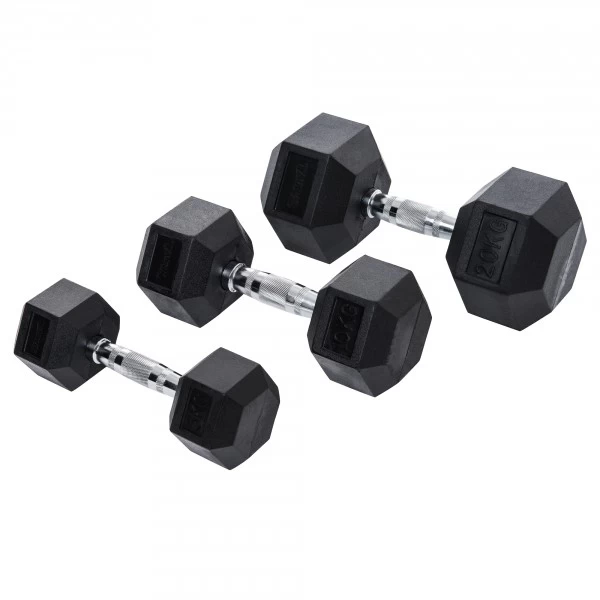 Taurus Hexagon Dumbbellset 2,5 - 40 Kg | Halterset - Fitshop