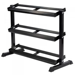 Taurus Halterrek/dumbbellrek 3-laags Staal - Fitshop