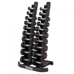 Taurus TPU Dumbbell Set 1-10kg + Dumbbell Rek - Fitshop