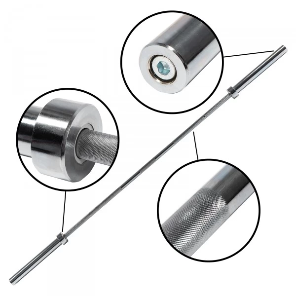 Taurus Lange Halterstang 50 Mm - Tot 320 Kg! - Fitshop 3 Taurus Lange Halterstang 50 Mm - Tot 320 Kg! - Fitshop